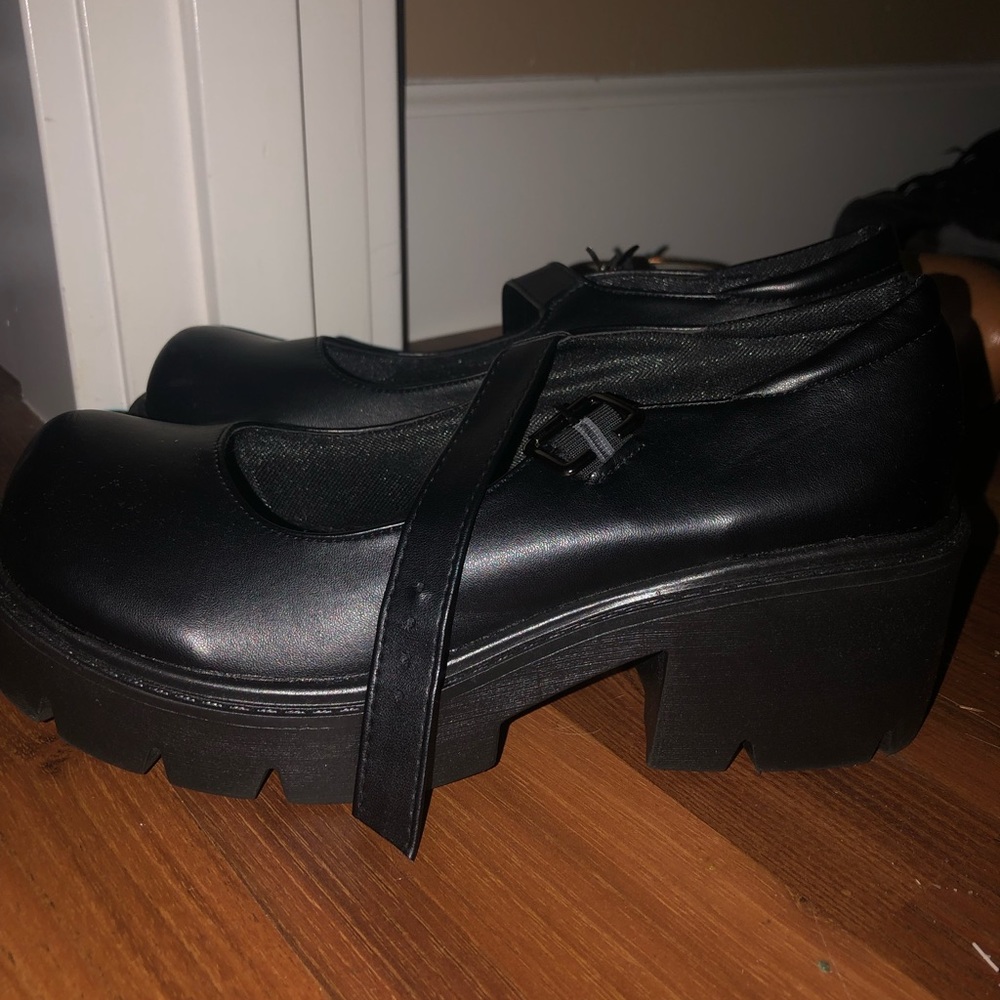 Platform Mary Janes